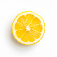 lemon slice, , isolated on a white background