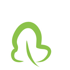 Leaf line icon