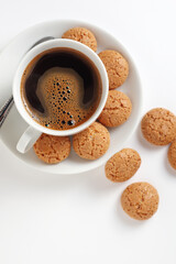 Coffee and italian cookies