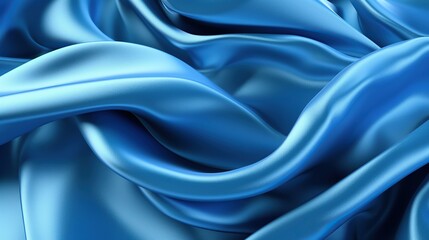 Obraz premium Background blue cloth A professional 3d rendering generative AI