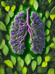 ecological lungs made of nature