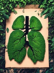 ecological lungs made of nature