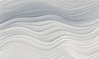  an abstract white background with wavy lines and curves in the center of the image, with a gray background with a white background and a.  generative ai