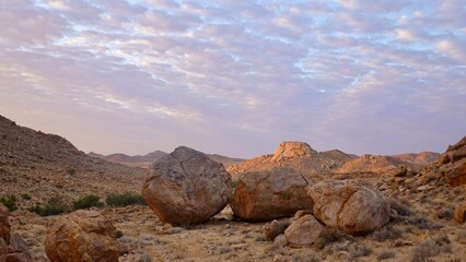 Obraz premium Felsformationen in Namibia, Landschaftspanorama