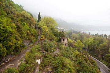 Watchtower on the slope of Mount Mamzyshkha. Gagra. Republic of Abkhazia