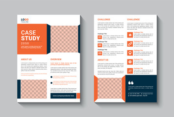 Modern case study design template