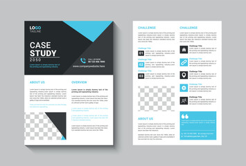 business professional Case study template 
