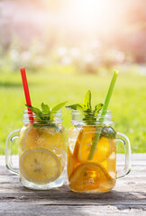 Refreshing homemade lemonade