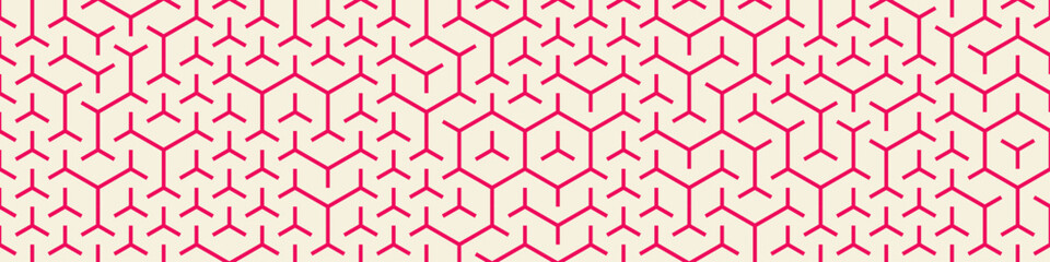  Hexagonal Maze pattern abstract illustration