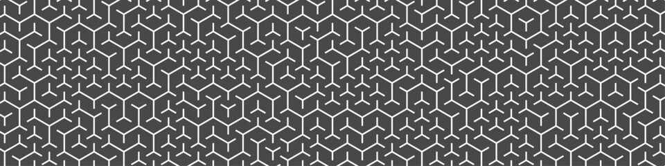  Hexagonal Maze pattern abstract illustration