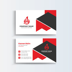 Mortgage Business Card – Real estate corporate business card Template modern and Clean design. House and Clean Business Card Template