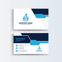 Mortgage Business Card – Real estate corporate business card Template modern and Clean design. House and Clean Business Card Template