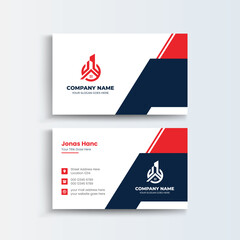 Mortgage Business Card – Real estate corporate business card Template modern and Clean design. House and Clean Business Card Template