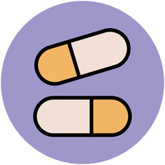 Fitness and Health Colored Vector