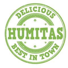 Humitas grunge rubber stamp