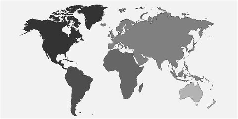Customizable Vector World Map