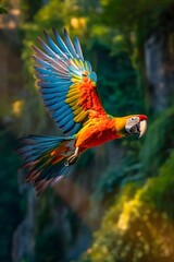 Un perroquet coloré 