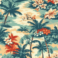 Seamless Colorful Hawaii Palms Pattern.

Seamless pattern of Hawaii Palms in colorful style. Add color to your digital project with our pattern!