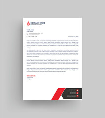 Abstract Mortgage Letterhead Design Template
 Business Style Letterhead Design Vector Template For Your Project.