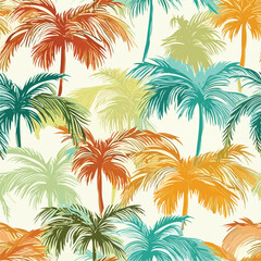 Seamless Colorful Hawaii Palms Pattern.

Seamless pattern of Hawaii Palms in colorful style. Add color to your digital project with our pattern!
