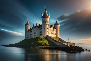 castle in the night