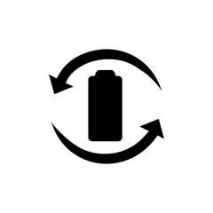 Recycle vector icon. Ecology illustration sign. recycling symbol. Eco logo.