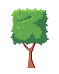 Green tree vector illustration