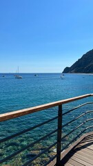 Italian coastline from Cinque Terre