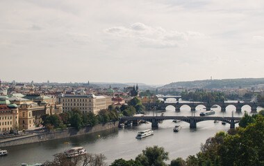 Fototapeta na wymiar Prague bridges