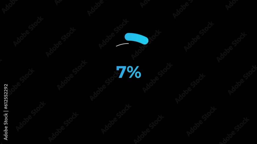 Poster circle percentage diagrams - loading transfer animation