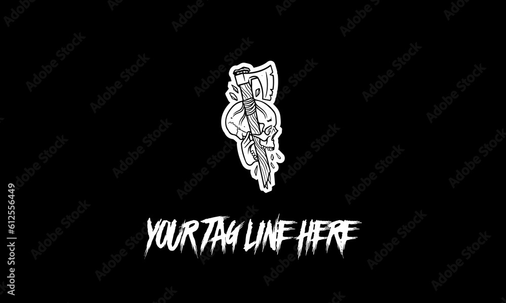 Poster 3d rendering of a white skeleton isolated on black background