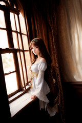 窓辺の女　Generative AI