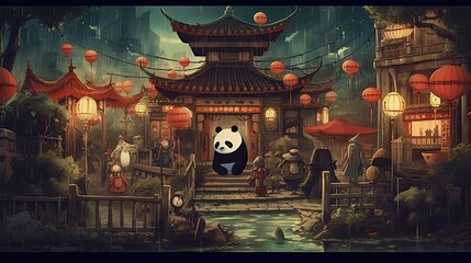 Ancient Panda City 