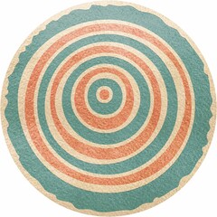 Round geometric shapes can be used for wall decoration, wallpaper, carpet