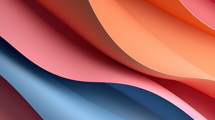 Abstract paper gradient background A professional 3d generative AI