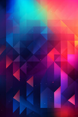 Obraz premium Holographic gradient background