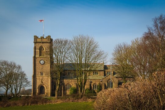 Beautiful view of the Saint John Thornham Church in Middleton, England