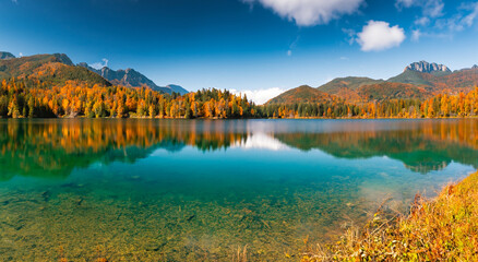 Obraz premium beautiful fairy tale landscape background big mountains panorama