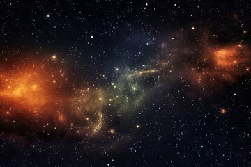 Fototapeta na wymiar Stars and galaxy outer space sky night universe black starry background of shiny starfield | Generative AI 