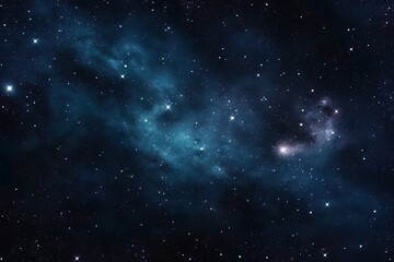 Fototapeta na wymiar Stars and galaxy outer space sky night universe black starry background of shiny starfield | Generative AI 