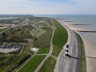 Leuchtturm Nieuwe Sluis bei Breskens/Niederlande