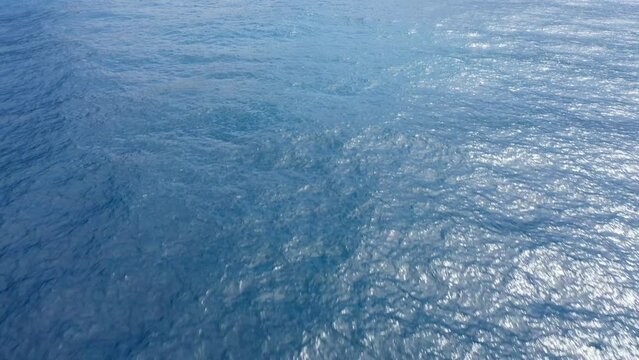 Aerial view of a beautiful seascape on the coast of Madeira Island, Portugal