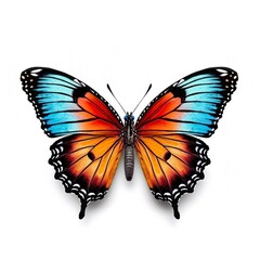 Fototapeta na wymiar beautiful butterfly isolated on white | Generative AI 