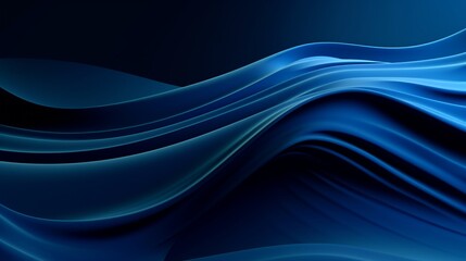 A beautiful modern blue background with lines, curves. Create with generative ai.
