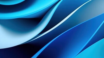 Obraz premium Abstract paper gradient blue background A professional generative AI