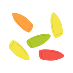 Home incense, aroma diffuser. Aromatic bullets. Vector illustration.