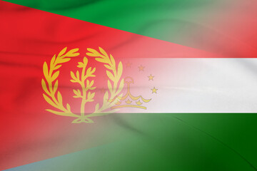 Eritrea and Tajikistan government flag transborder relations TJK ERI