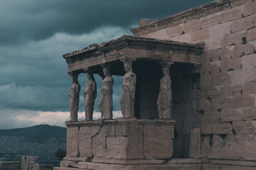 Photo taken in Greece in Athens of the Parthenon 