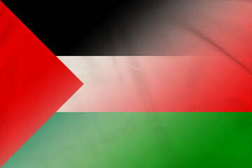Palestinian National Authority and Belarus national flag international contract BLR PSE