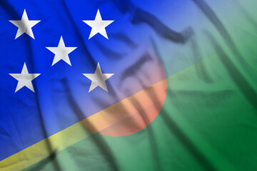 Solomon Islands and Bangladesh state flag international relations BGD SLB